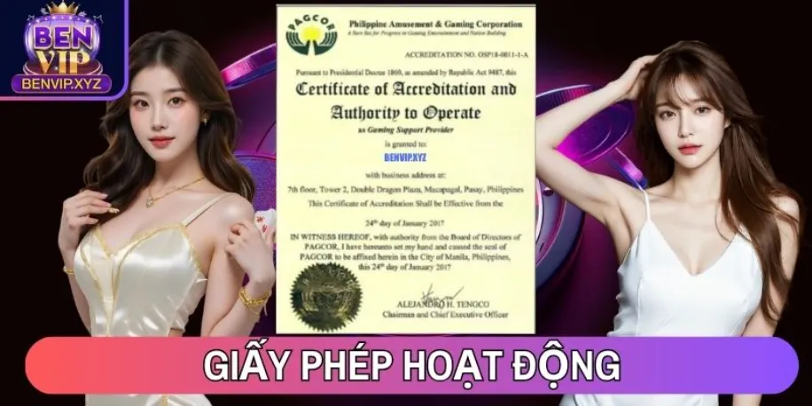 Giấy phép hoạt động